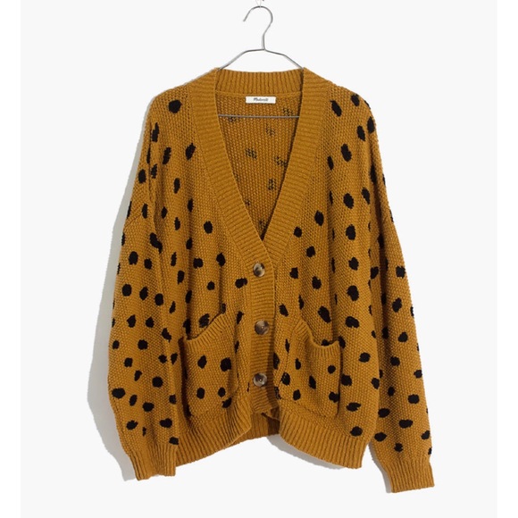 Madewell Hillview Cardigan Sweater in Painted Spot - Picture 2 of 8